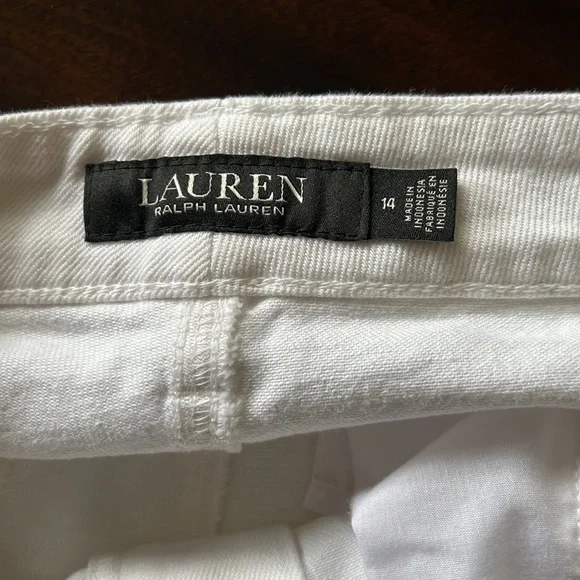 Lauren Ralph Lauren High-Rise Denim Shorts